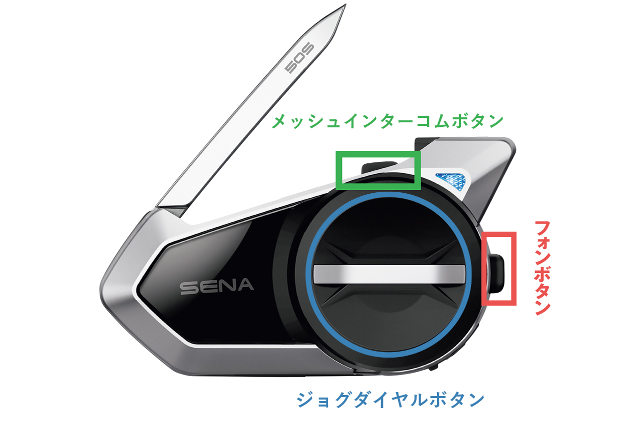 SENA／インターコム】簡単操作で人気！セナの「ジョグダイヤル