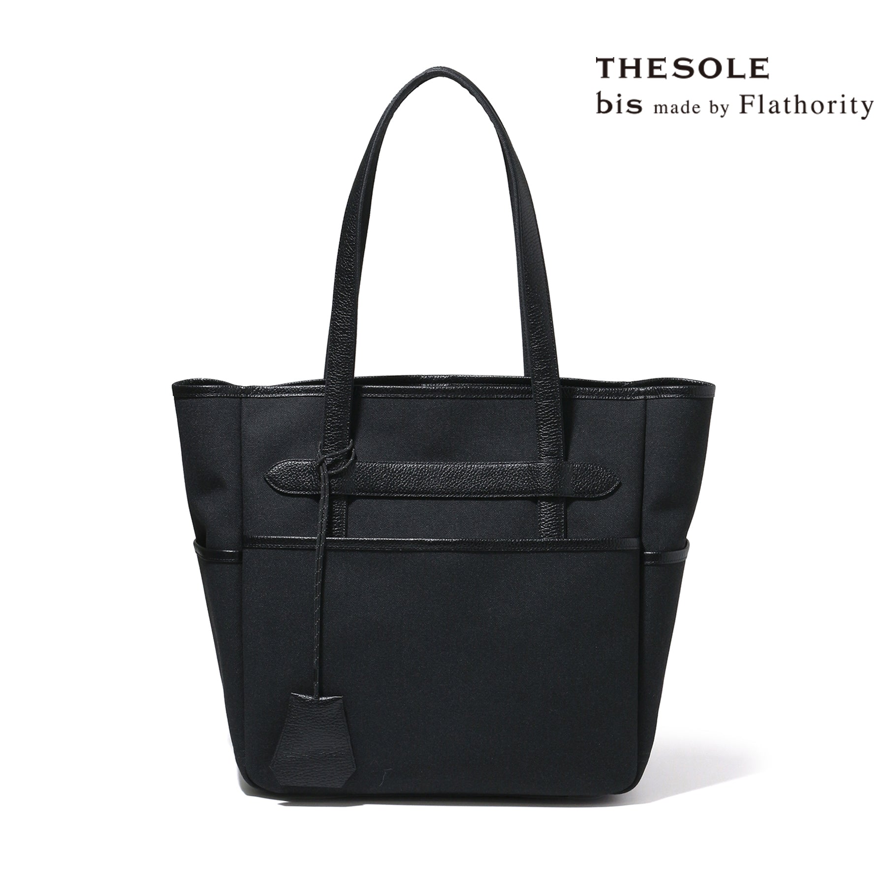 THE SOLE bis made by Flathority JOHN キャンバスレザー トートバッグ