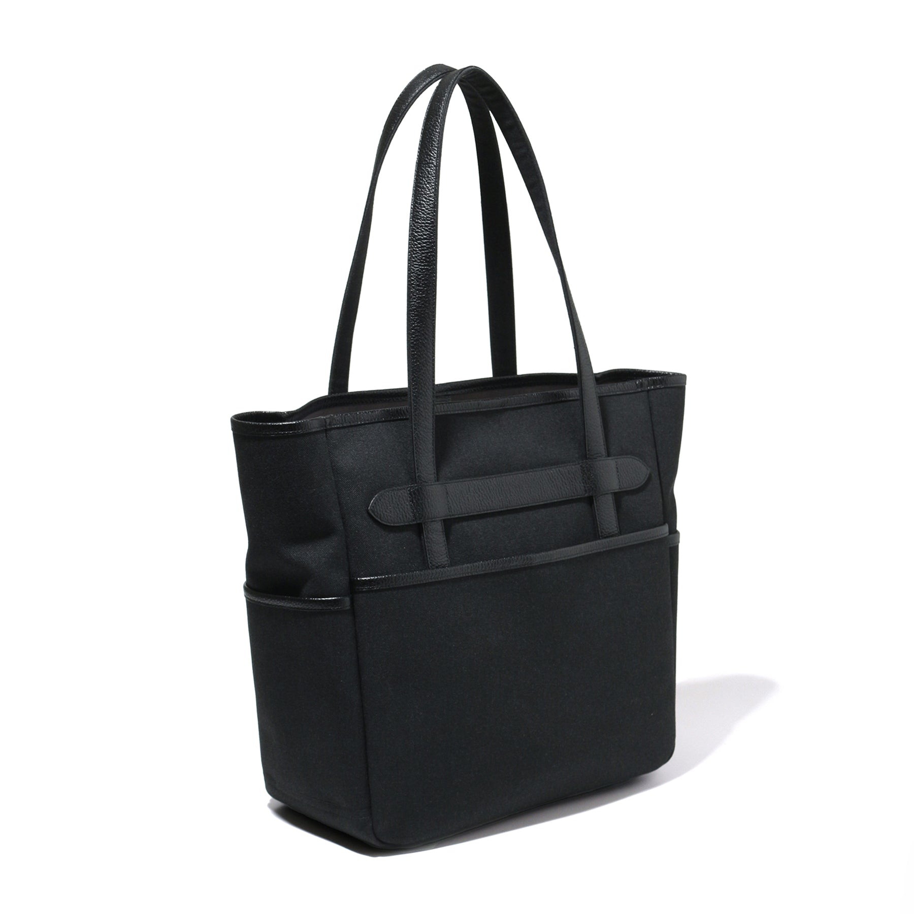 THE SOLE bis made by Flathority JOHN キャンバスレザー トートバッグ