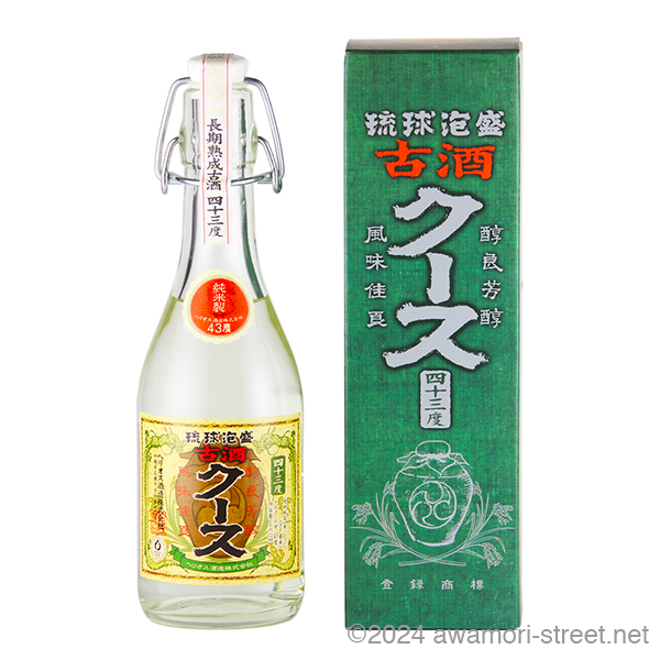 甕熟成古酒 クース 43度,360ml ハーフボトル / ヘリオス酒造 / 泡盛