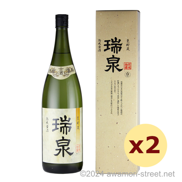 瑞泉 熟成古酒 甕貯蔵 43度,1800ml x 2本セット / 瑞泉酒造 / 泡盛