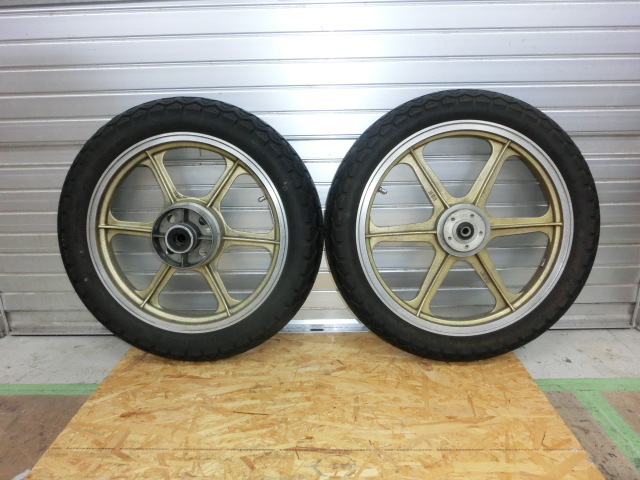 本物 当時物 ホーク用BEETキャスティングホイールCB400N CB400T CB250T