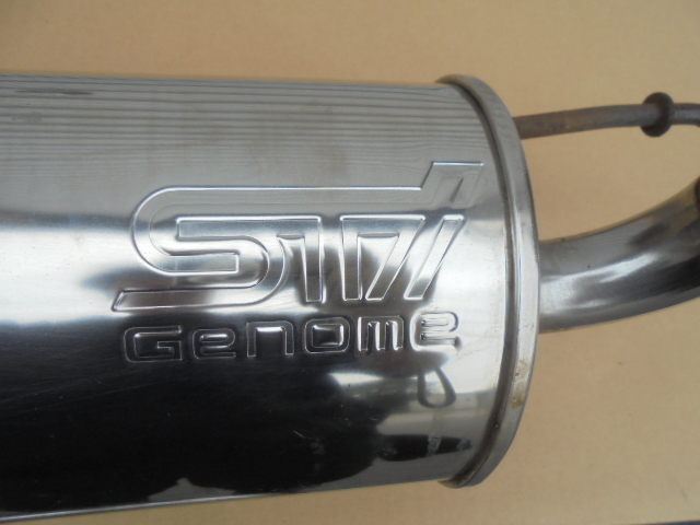 R1 RJ2 純正オプション STI ゲノム マフラー プレオ/ヴィヴィオ/R2