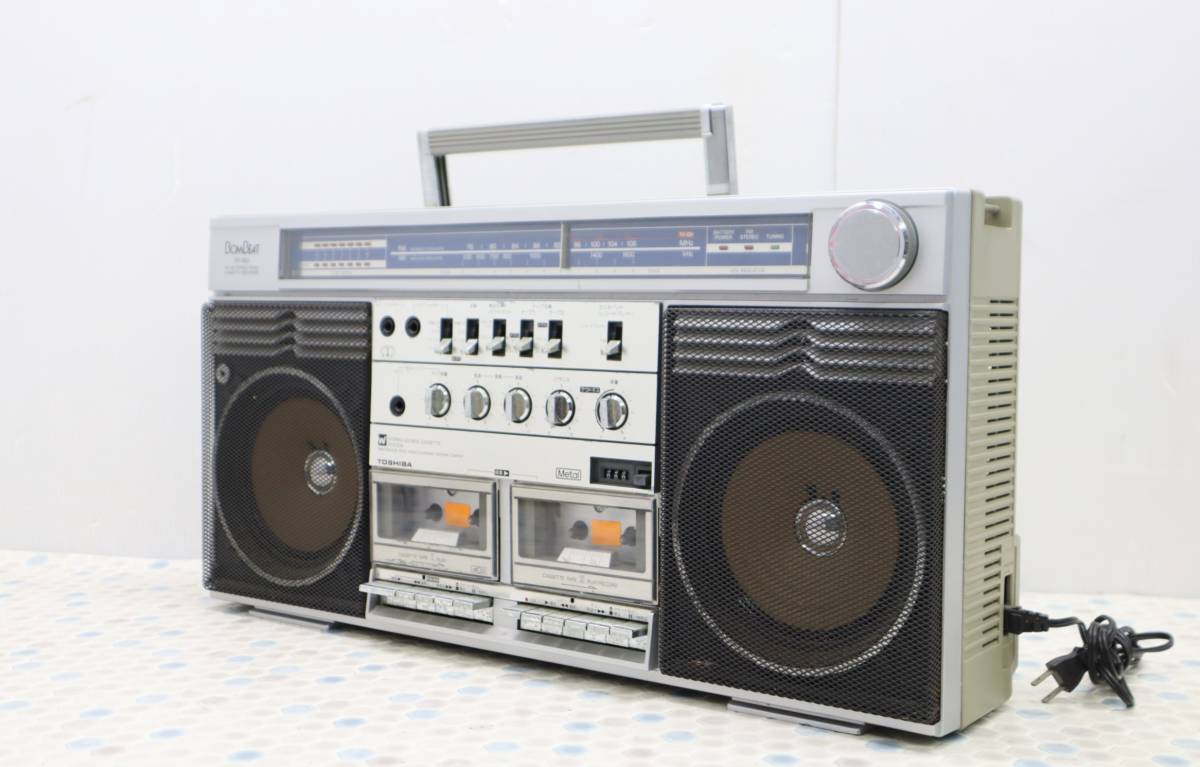 △ ジャンク レトロ｜ステレオラジオカセットレコーダー｜TOSHIBA 東芝