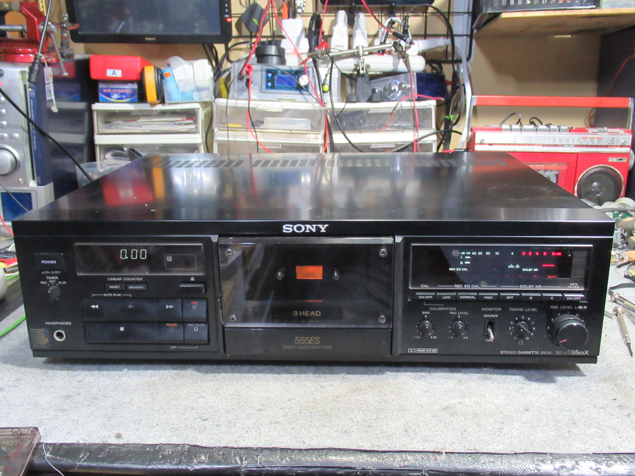 SONY TC-K555ESX ロケットオープンによるホルダー破損ほか – Audiolife