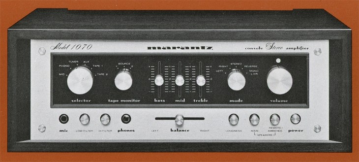Specifications of Marantz Model 1070 Marantz