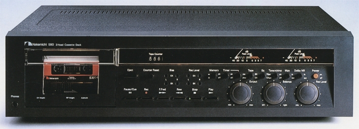 Nakamichi 580の仕様 ナカミチ