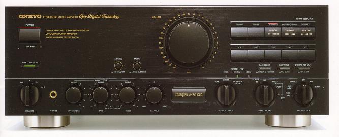 ONKYO A-701XG 整備済 ガリなし 動作品 プリメインアンプ ONKYO A