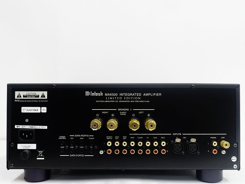 McIntosh マッキントッシュ MA6300 LIMITED EDITION プリメインアンプ