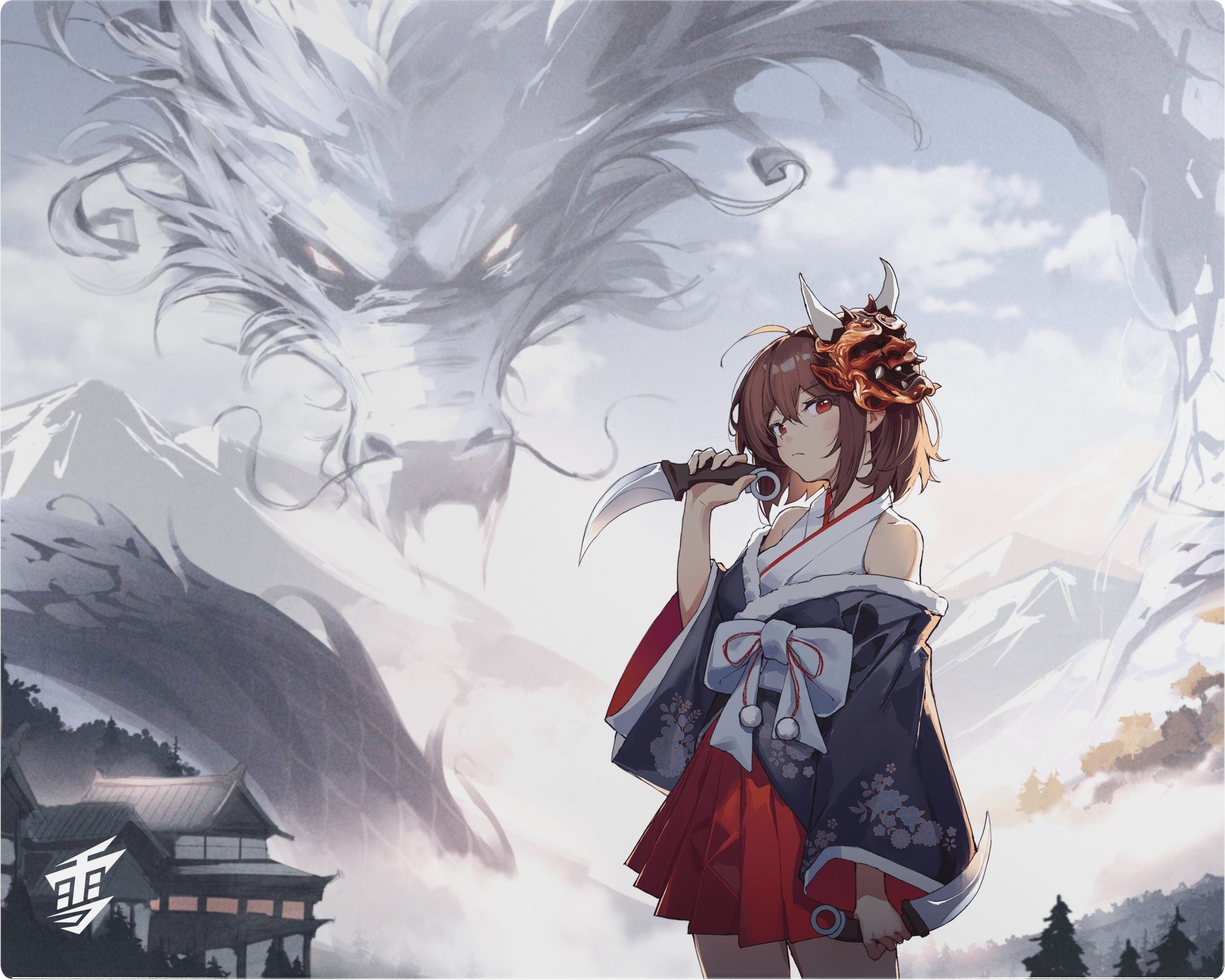 Yuki Aim Oni 2.0 Glass Mouse Pad - Ausmodshop