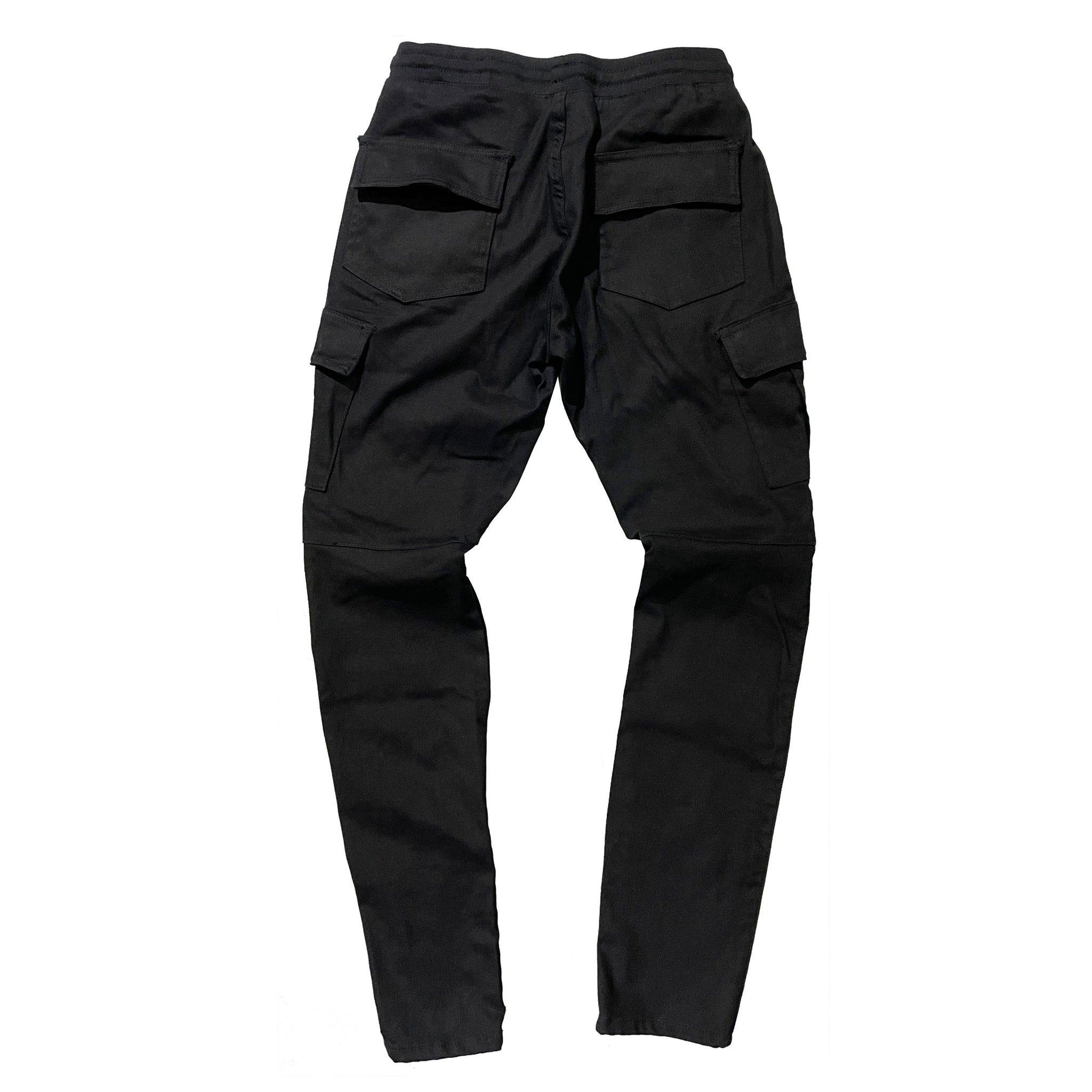 mnml ZIP カーゴ ドローコード パンツ ブラック CARGO DRAWCORD PANTS