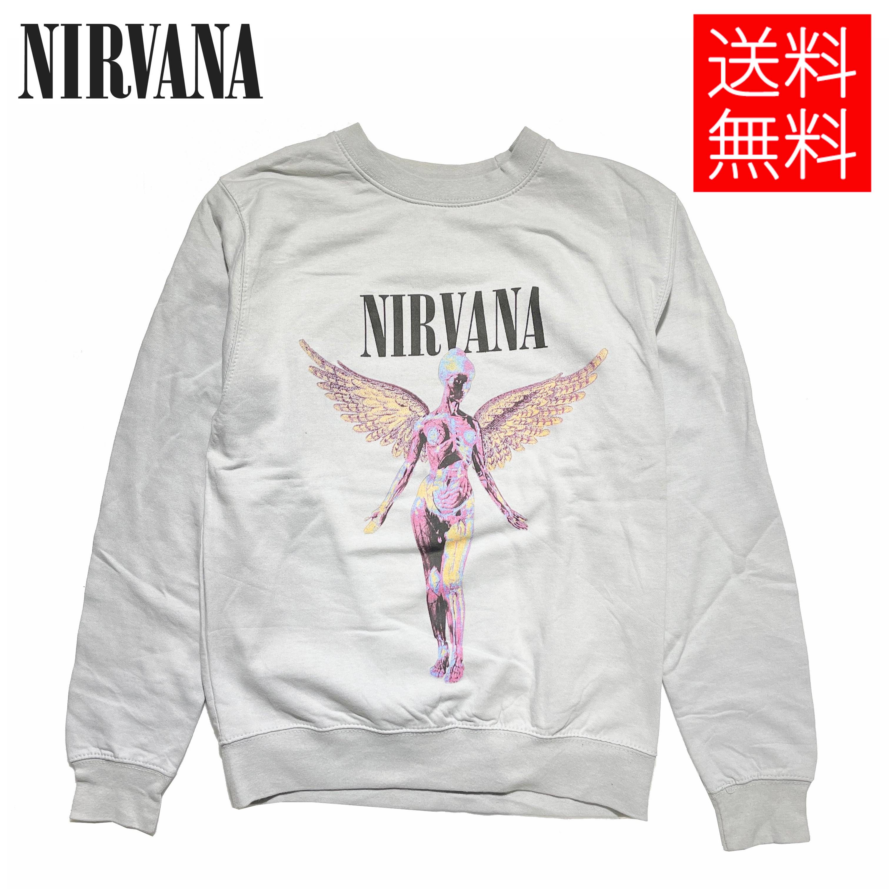 送料無料】NIRVANA IN UTERO ライセンス オフィシャル クルーネック