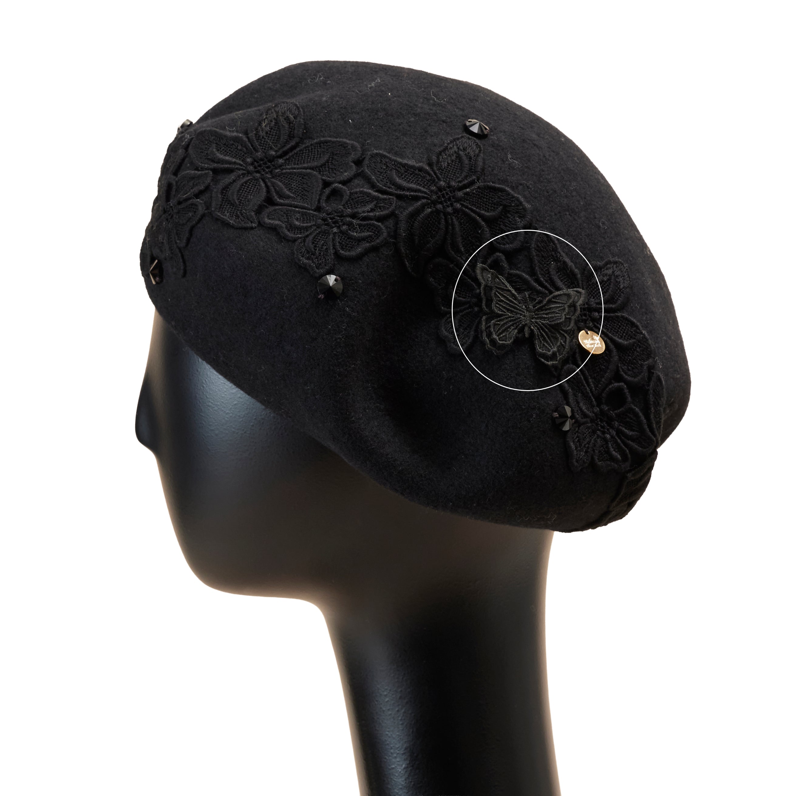 New！Amanda Beret Butterfly – Athena New York