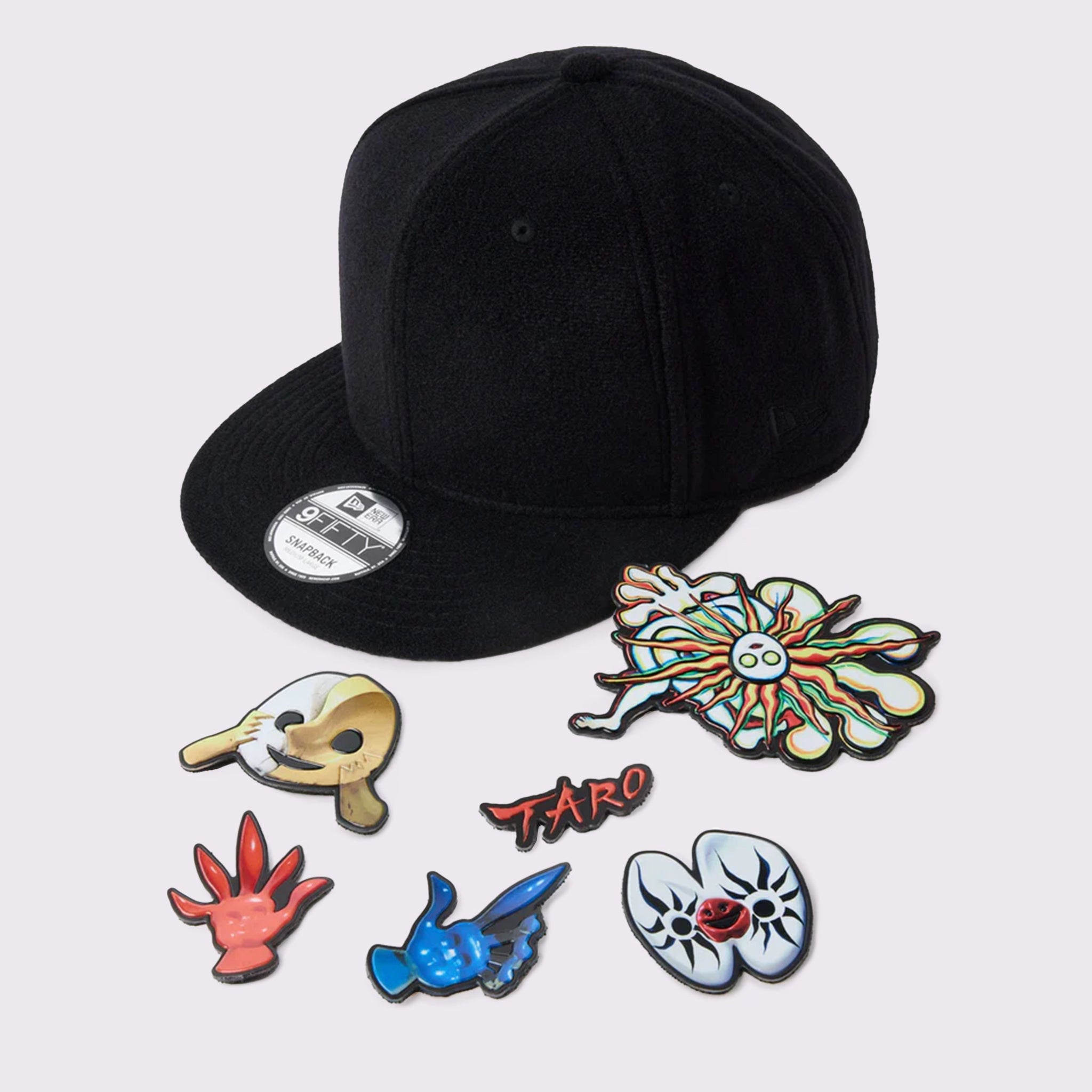 NEW ERA 9FIFTY TARO OKAMOTO 岡本太郎 パッチ ブラック