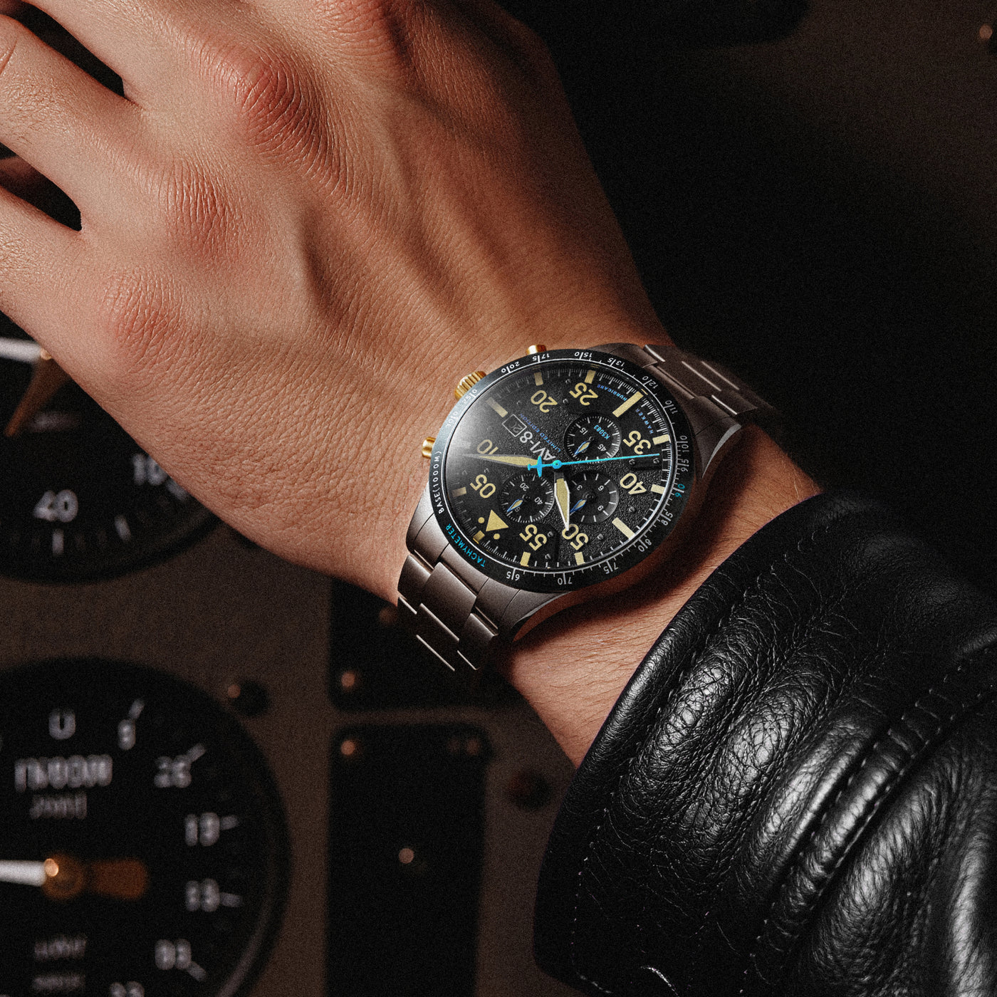 Thunder Black | Hawker Hurricane 90th Anniversary Chronograph