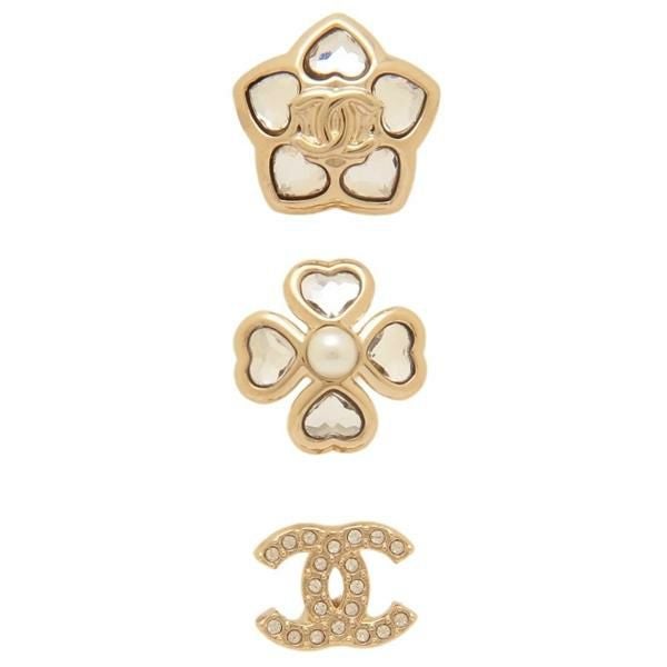 シャネル ピアス ココマーク CCマーク ゴールド レディース CHANEL