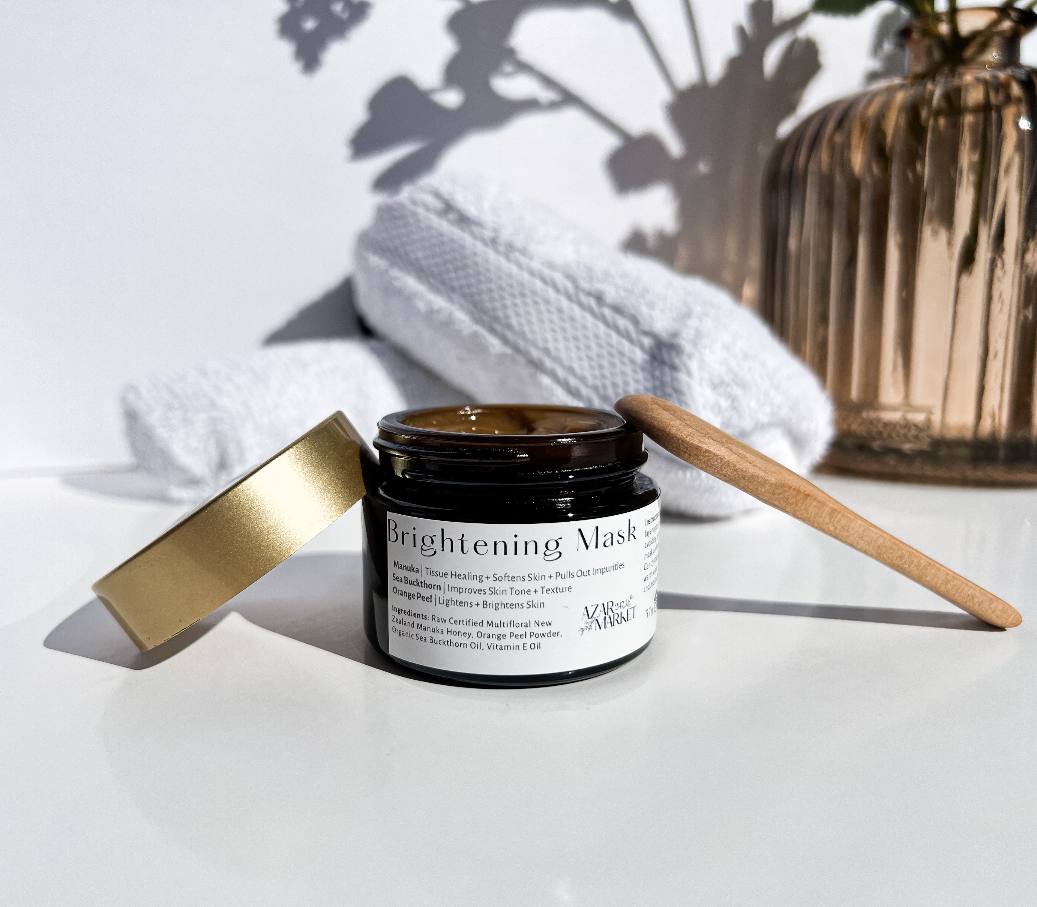 Brightening Manuka Honey Face Mask – AZAR 247 Market