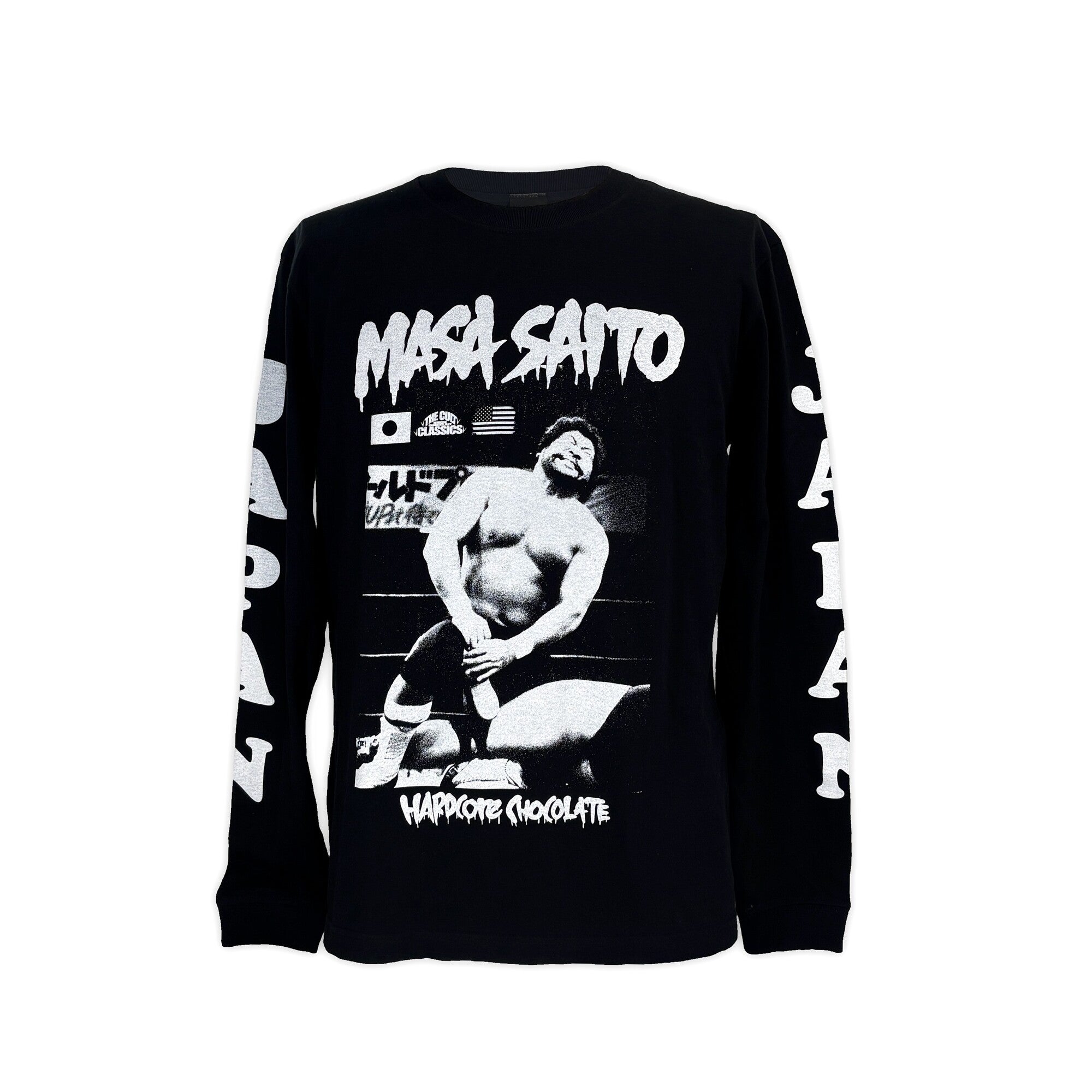 マサ斎藤 2024 ロングスリーブTシャツ (JAPAN・ブラック) – プロレス