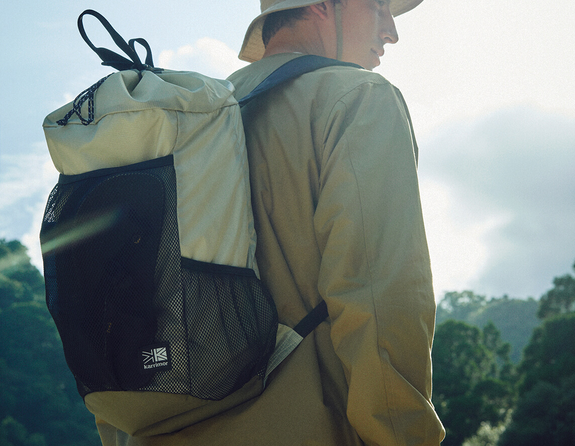 夏フェスや旅先でのサブバッグに最適。カリマー初のナップサック『grab