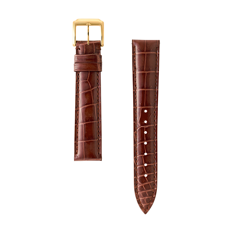 GREDEER グレディア ワニ革（クロコダイル） ZWB008C - 時計バンド