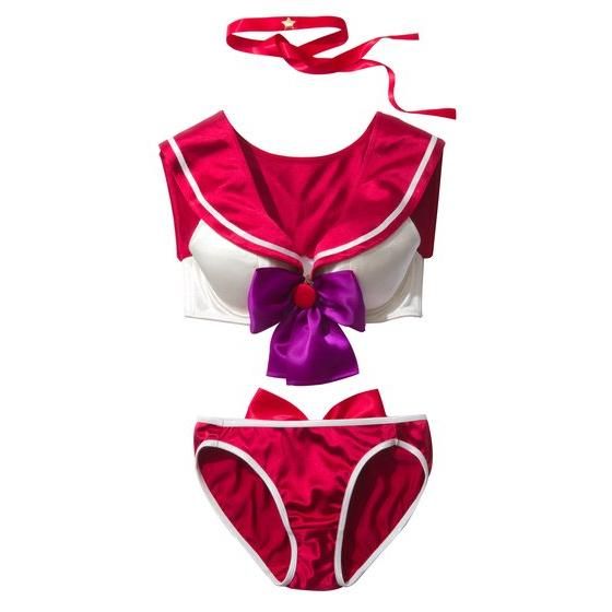 PEACH JOHNコラボ】 セーラームーンなりきりブラセット セーラーマーズ