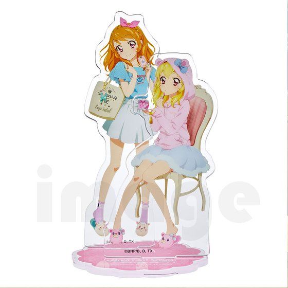 予約販売】アイカツ！アクリルスタンド (2体セット) いちご＆あかり