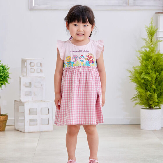 ギンガムチェック切替ワンピース | それいけ！アンパンマン