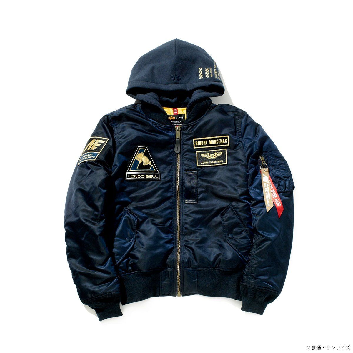 ALPHA INDUSTRIES MA-1 NATUS 「機動戦士ガンダムUC」 リディ