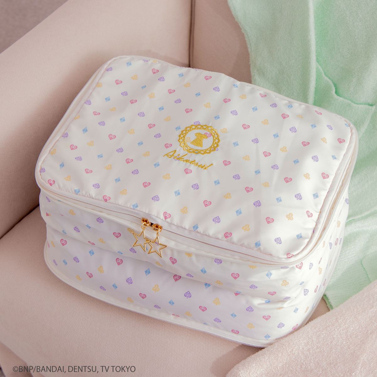 予約販売】トラベルドレスポーチ タイプマーク柄 | アイカツ！シリーズ