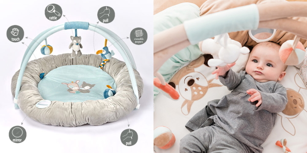 プレイマット Nattou（ナチュー） 水色（ティム＆ティルー） | ベビー