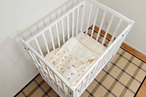 コンパクトベッド ツーオープン小型【ホワイト】 | ベビーベッド