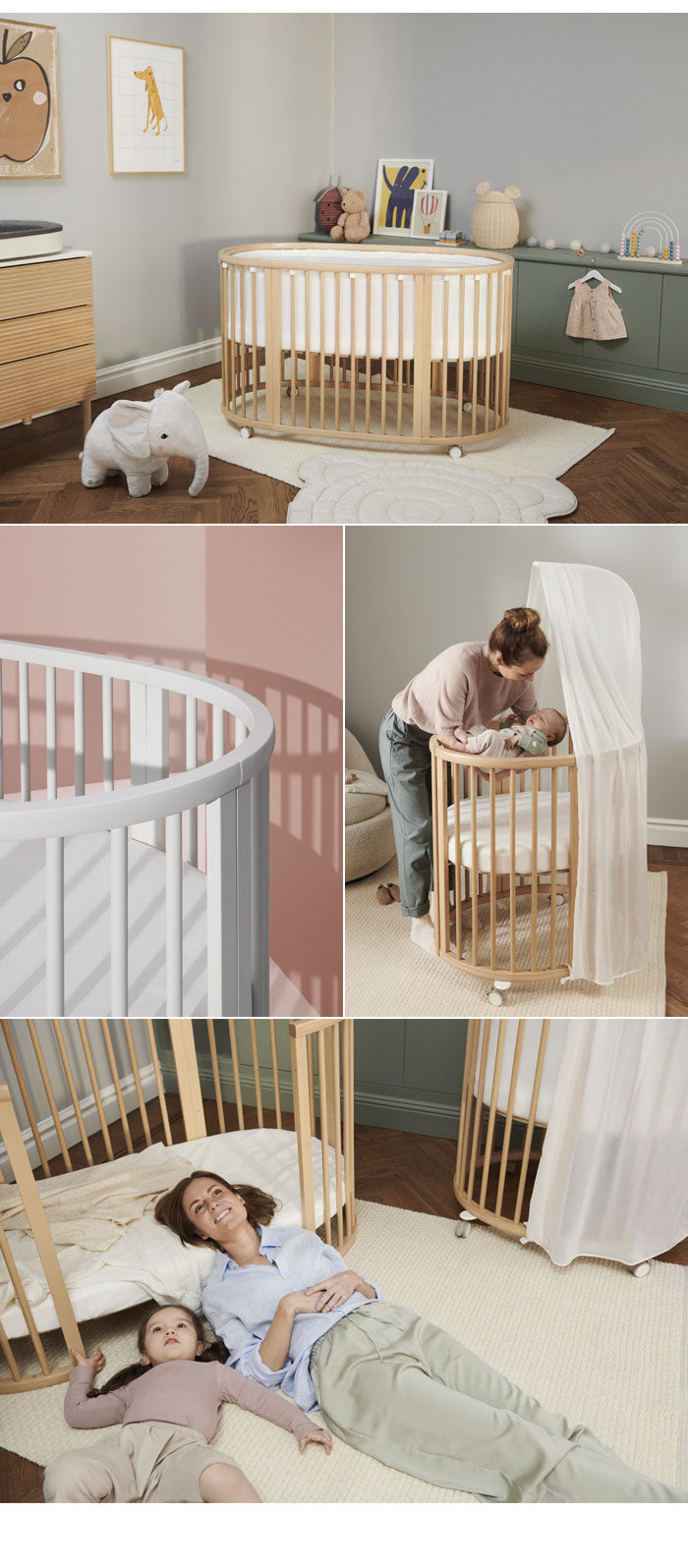 ストッケ スリーピー SLLEPI ベッド 専用マットレス付き ベビーベッド