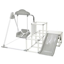 ヤトミ おりたたみわんぱくスライダージム ブランコ付きDX ブランコ