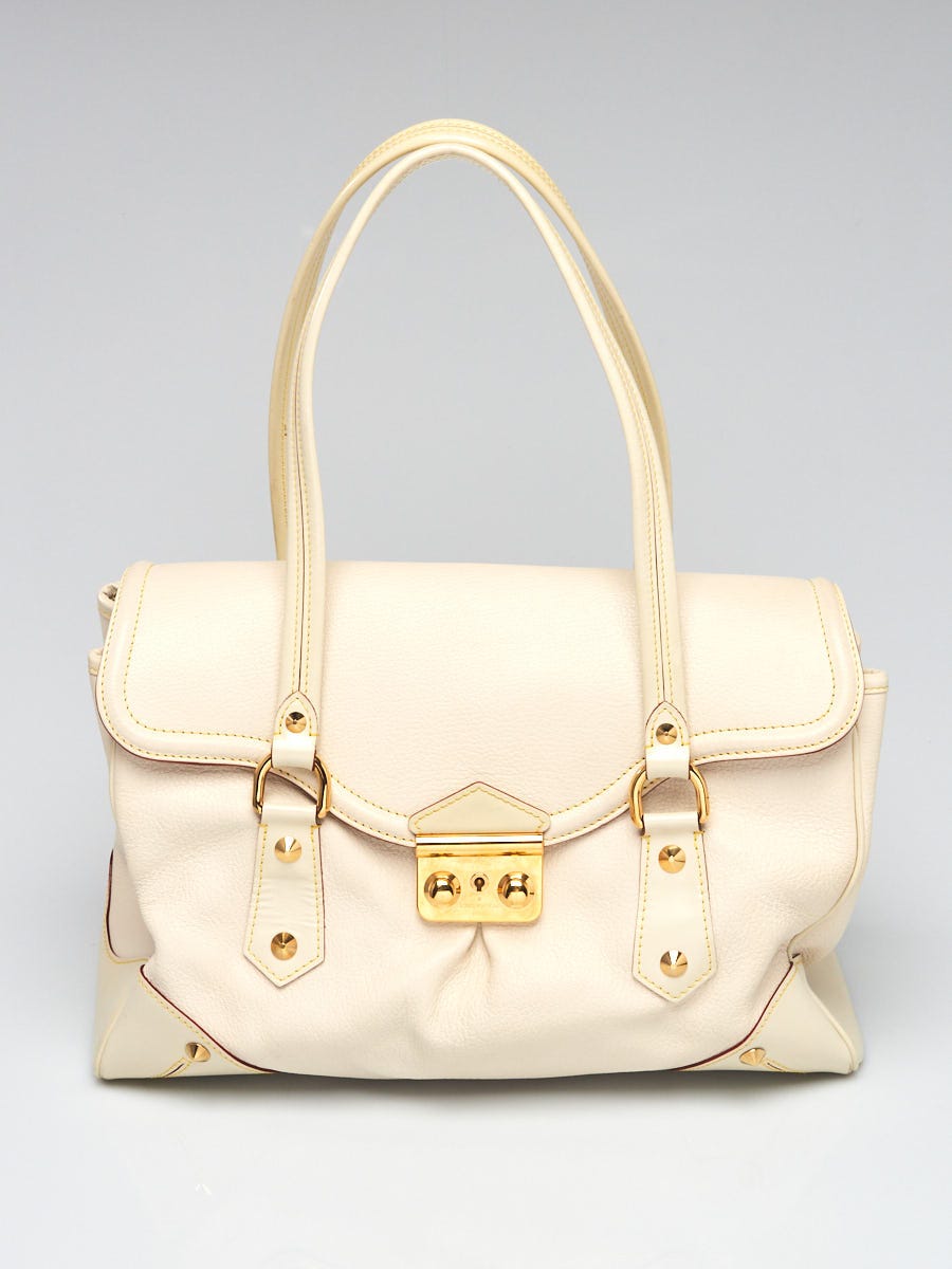 Louis Vuitton White Suhali Leather L'Absolu de Voyage Bag