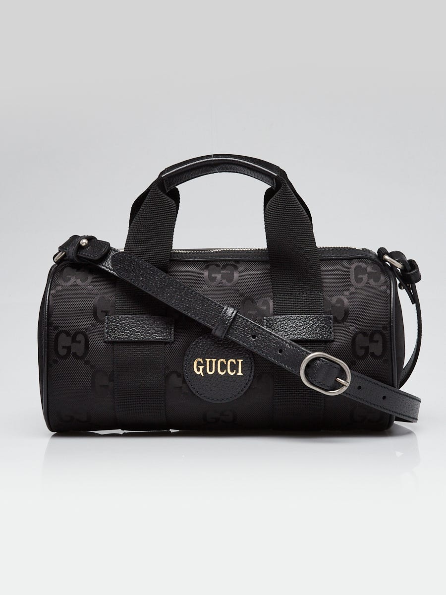 Gucci Black Monogram Econyl Nylon Off The Grid Boston Bag
