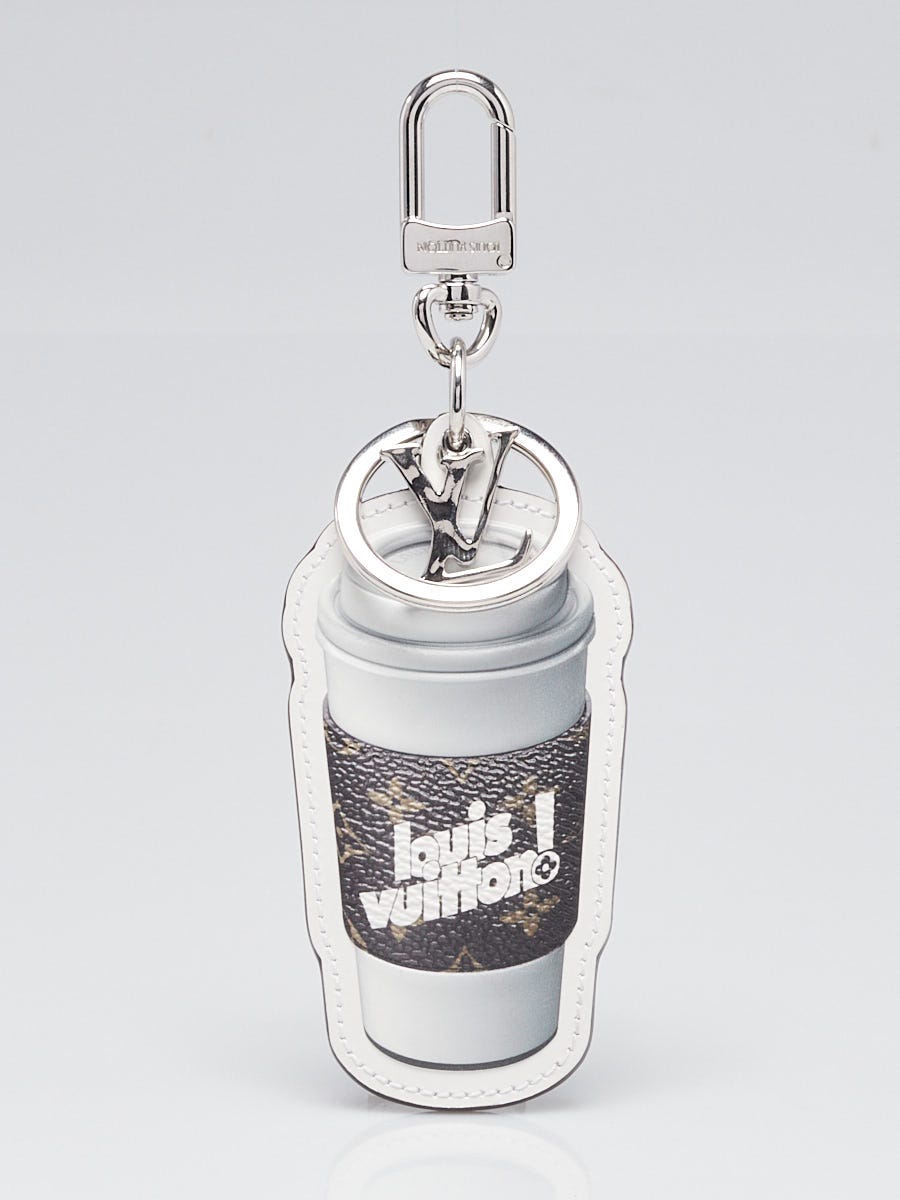 Louis Vuitton Monogram LV Coffee Cup Bag Charm and Key Holder