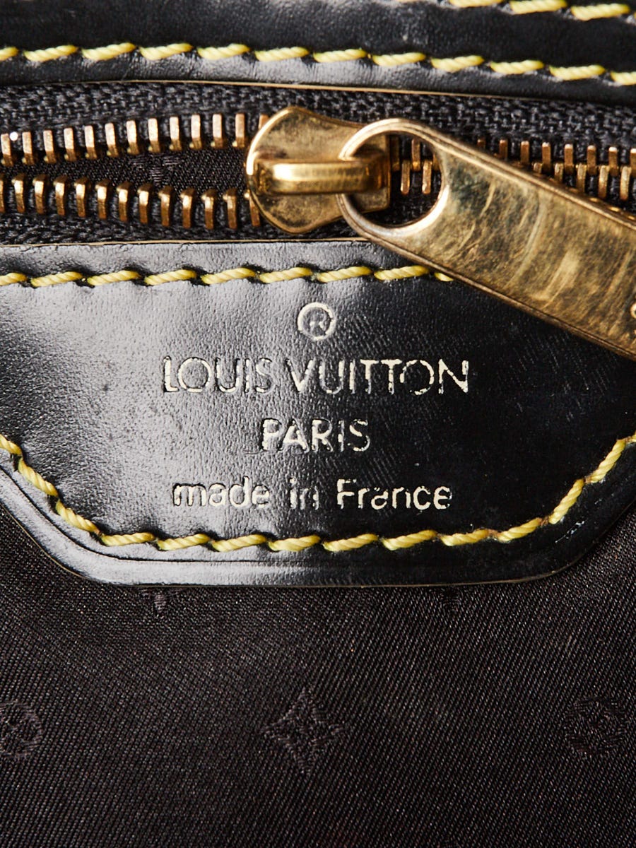 Louis Vuitton Black Suhali Leather Clutch Bag | Yoogi's Closet