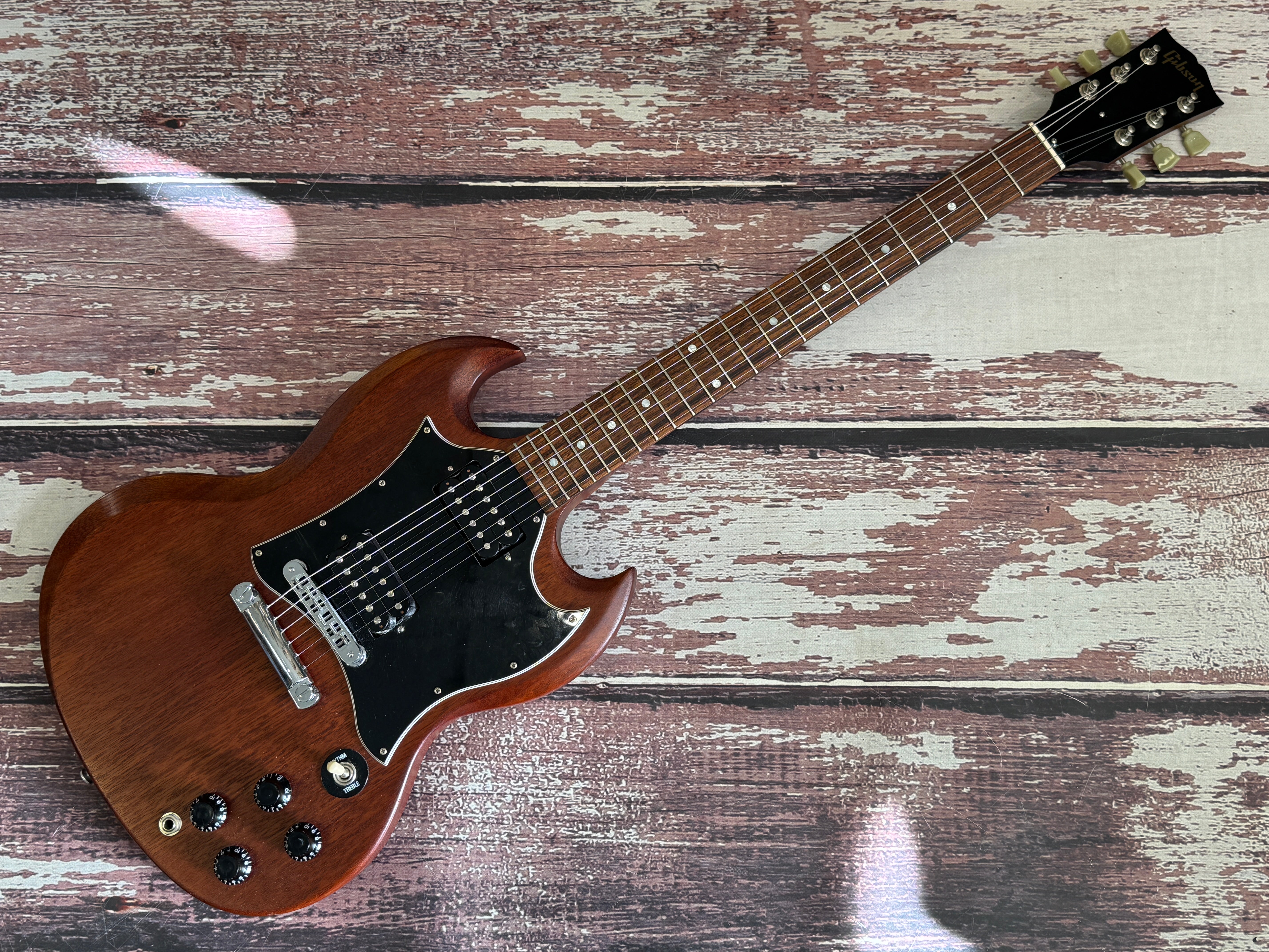 Gibson SG Special 2004 - Faded brown. – Badlands Guitars Limited