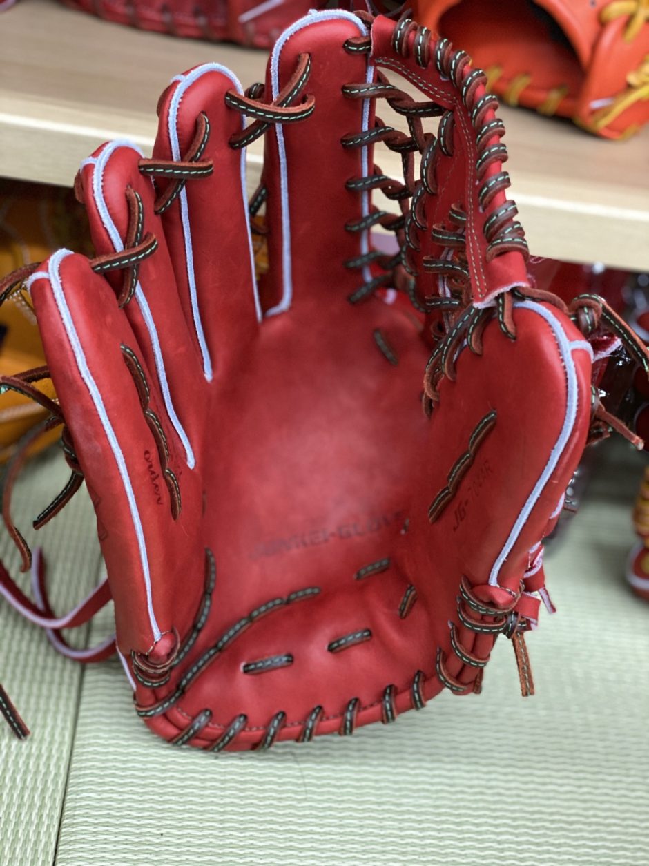 職人の腕が試される左投げ用最大サイズ ジュンケイグラブ JG-704の