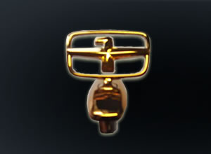 エンブレム ボンネットマスコット ゴールドメッキ【ニッサン グロリア