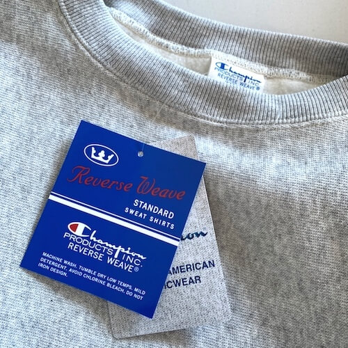 チャンピオン/リバースウィーブ®︎赤＆青タグ現行モデルのサイズ感や