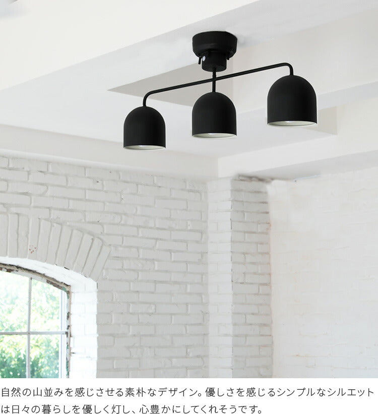 リモコン付 シーリングライト 3灯 ベルク schon シェーン 照明 天井