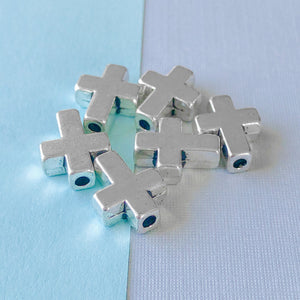 15mm Metal Cross Bead -6 Pack – Beads, Inc.