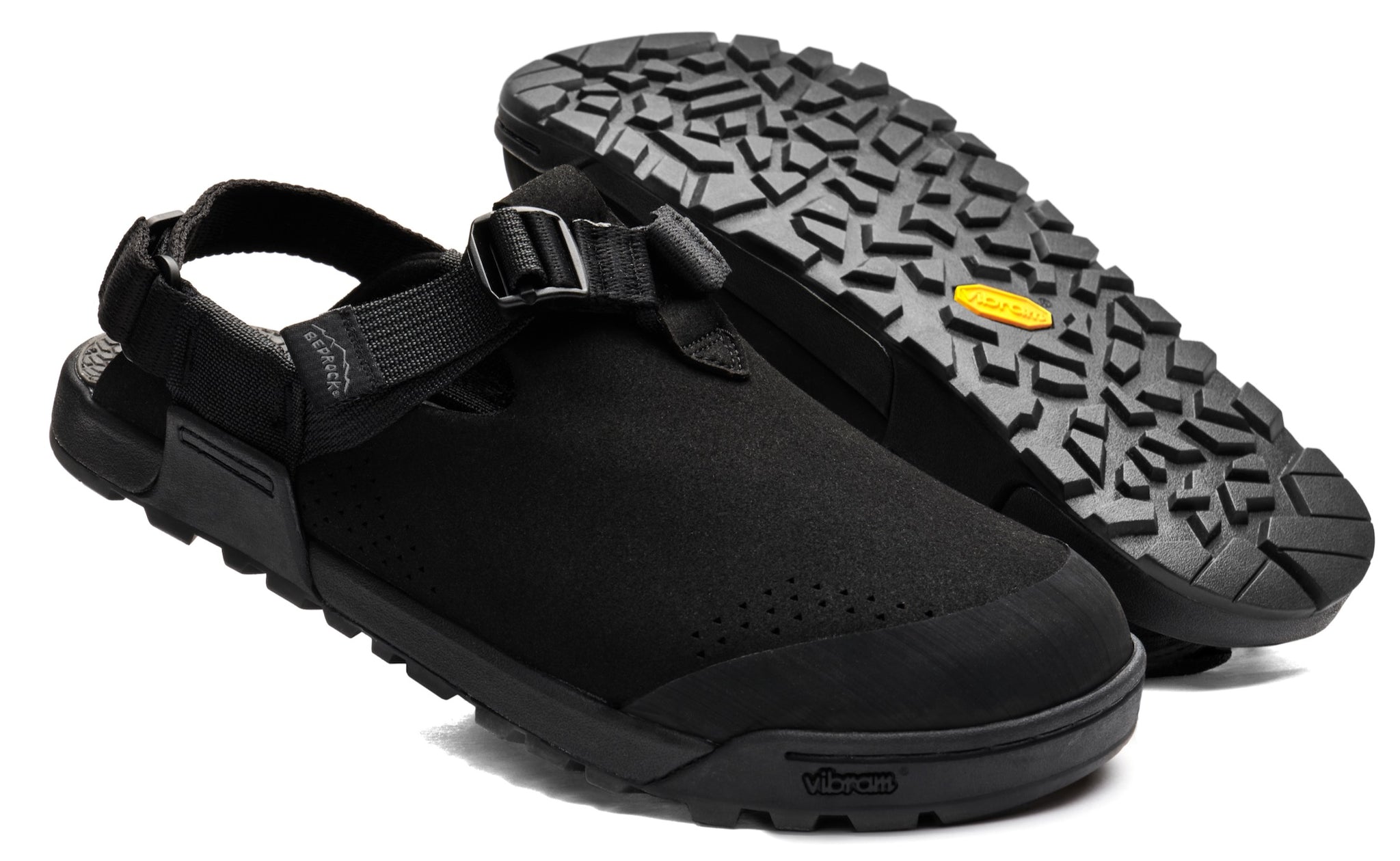 Mountain Clog - Synthetic Suede (Obsidian Black) - Bedrock Sandals