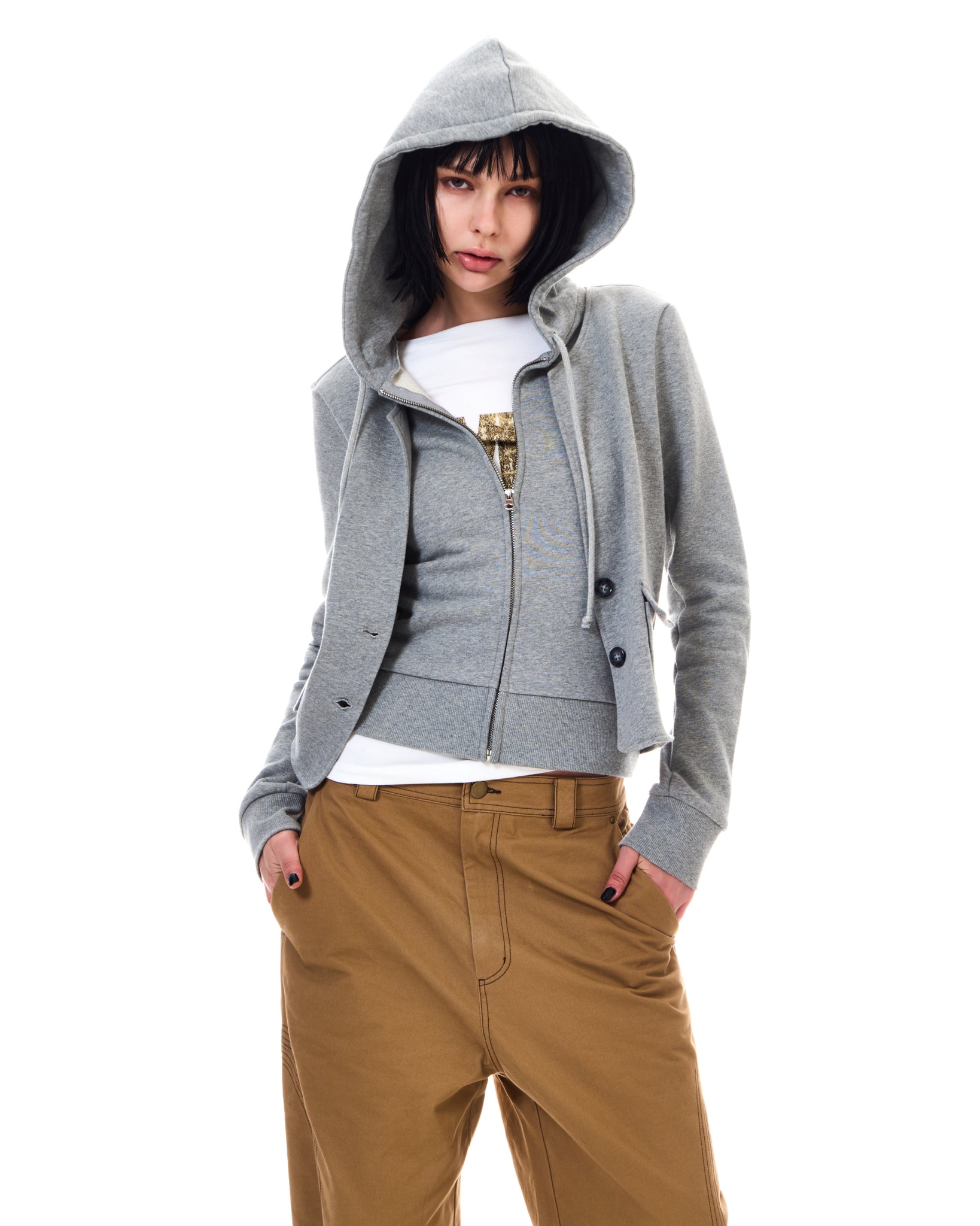 LAYERED LIKE HOODED JACKET – BEEDEN