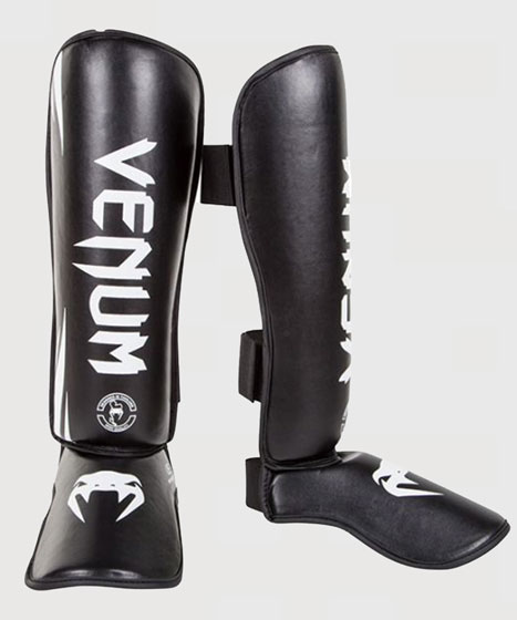 Venum Challenger スタンドアップ シンガード （レガース）- ブラック