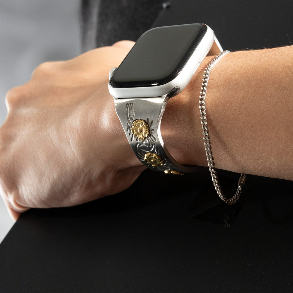 アップルウォッチバングル】ARABESQUE FLOWER【SOULITE】 – Apple