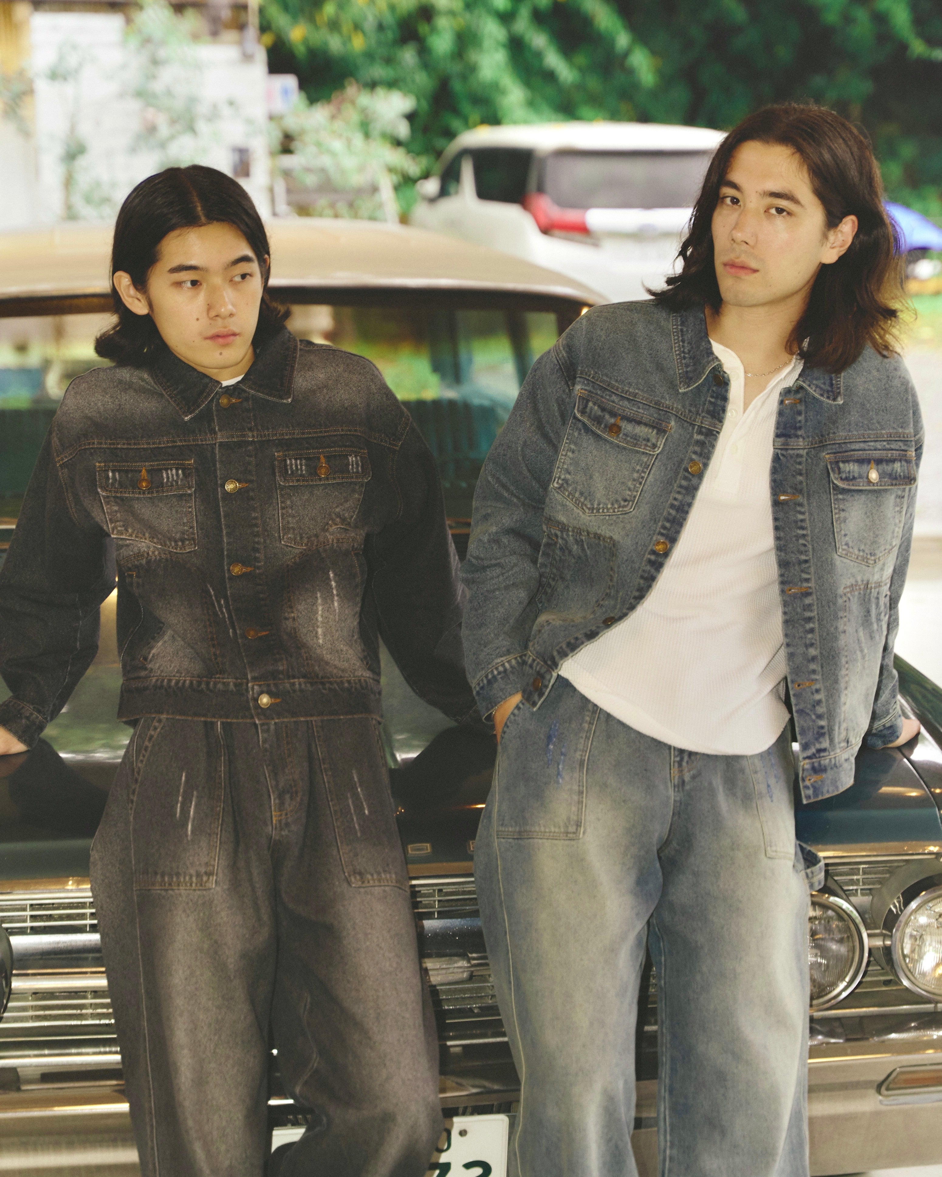 Damaged denim jacket – BELVET