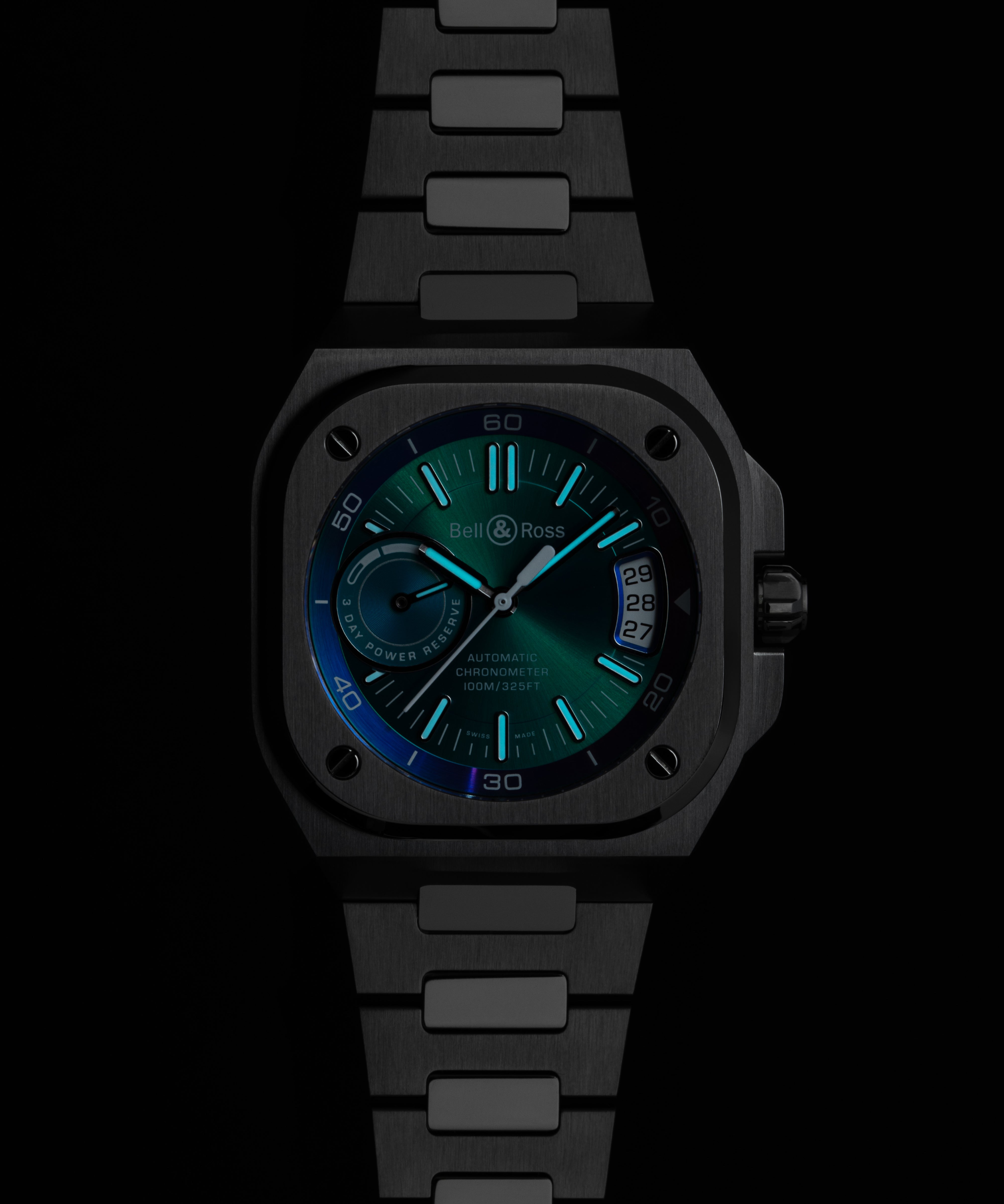 VINTAGE 123 Satin-finished steel bracelet – Bell & Ross