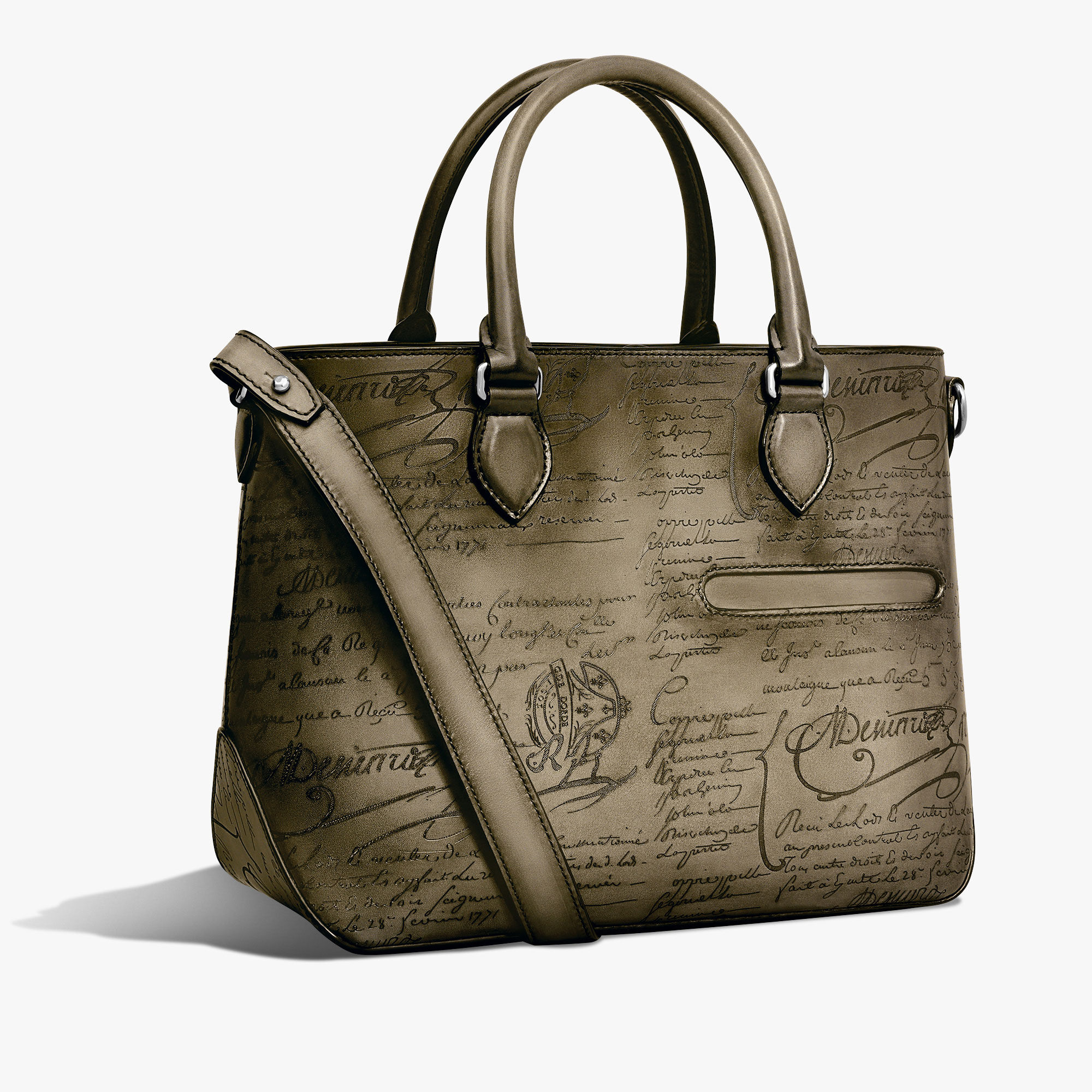 ベルルッティ トゥジュール XS スクリットレザー トートバッグ